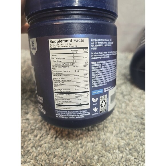 Lot Of 2 Vega Pre-Workout Energy, Mango Passionfruit, 8.5 oz (240 g) - Picture 6 of 8